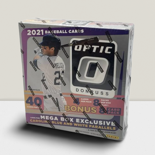 2021 Donruss Optic Mega Baseball MLB Factory Sealed Box - Exclusives