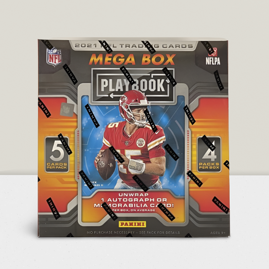2021 Panini NFL Playbook Football Mega Box - 1 Auto/Mem.