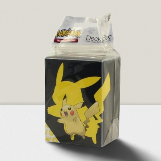 Ultra-Pro Pokemon Card Deck Box featuring Pikachu Design Holds 80 Cards