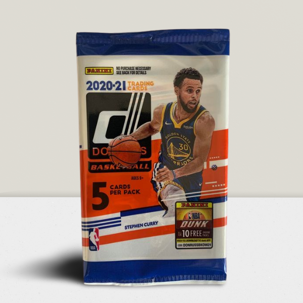 2020-21 Panini Donruss Basketball Trading Cards Pack