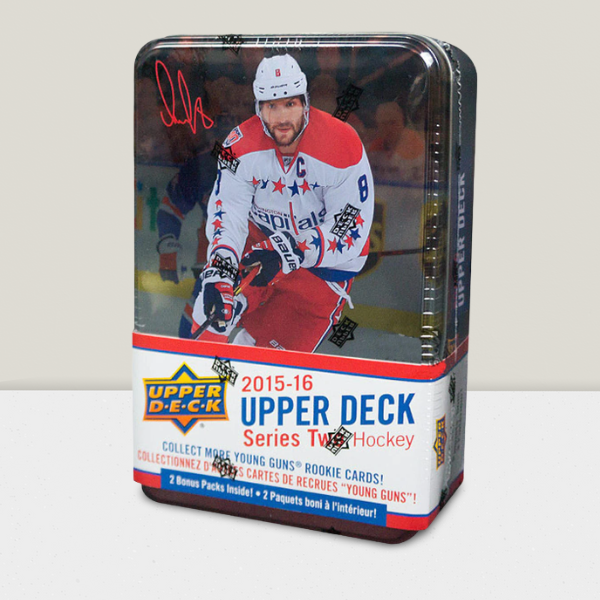 2015-16 Upper Deck Series 2 Tin Box - Connor McDavid, Eichel Young Guns