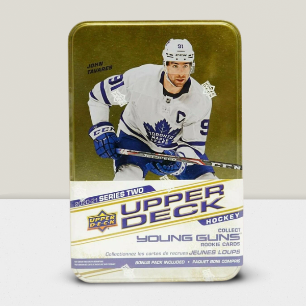 2020-21 Upper Deck Series 2 Tin Factory Sealed Hockey Tin