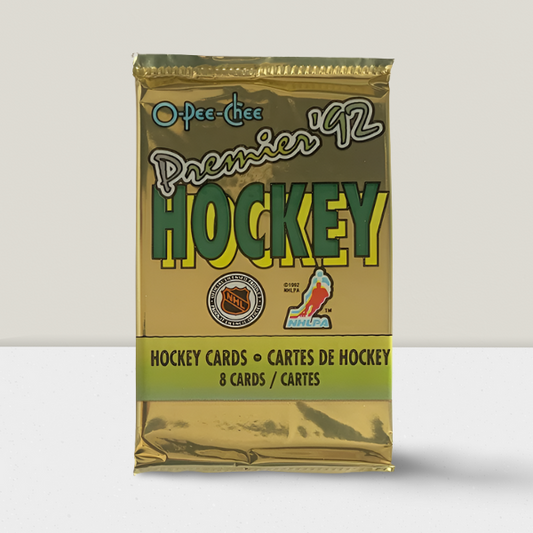 1992-93 O-Pee-Chee Premier Hockey NHL PACK - 8 Cards Per Pack