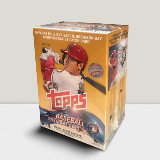 2018 Topps Update Series Baseball Box Factory Sealed - 10 Packs + Patch Card