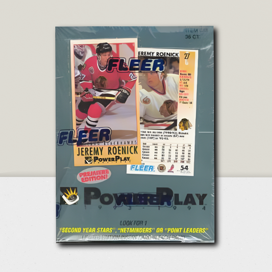 1993-94 Fleer Powerplay Hockey Hobby Box - 36 Pack Box