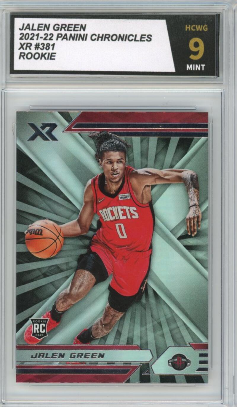 2021-22 Panini Chronicles XR #381 Jalen Green RC Rookie Mint HCWG 9 Image 1