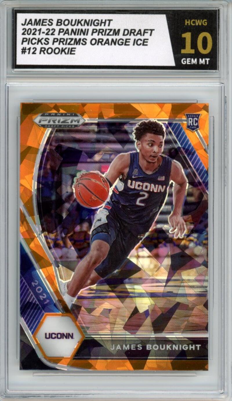 2021-22 Panini Prizm Draft Picks Orange Ice #12 James Bouknight Rookie GemMint HCWG 10 Image 1