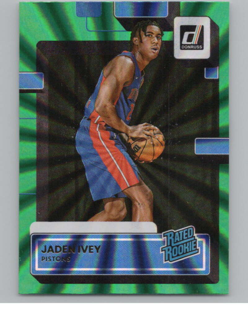 2022-23 Donruss Holo Green Laser #205 Jaden Ivey Rated Rookie RC  V98061 Image 1