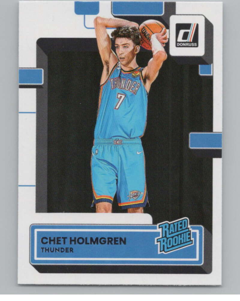 2022-23 Donruss #202 Chet Holmgren Rated Rookie RC  V98064 Image 1