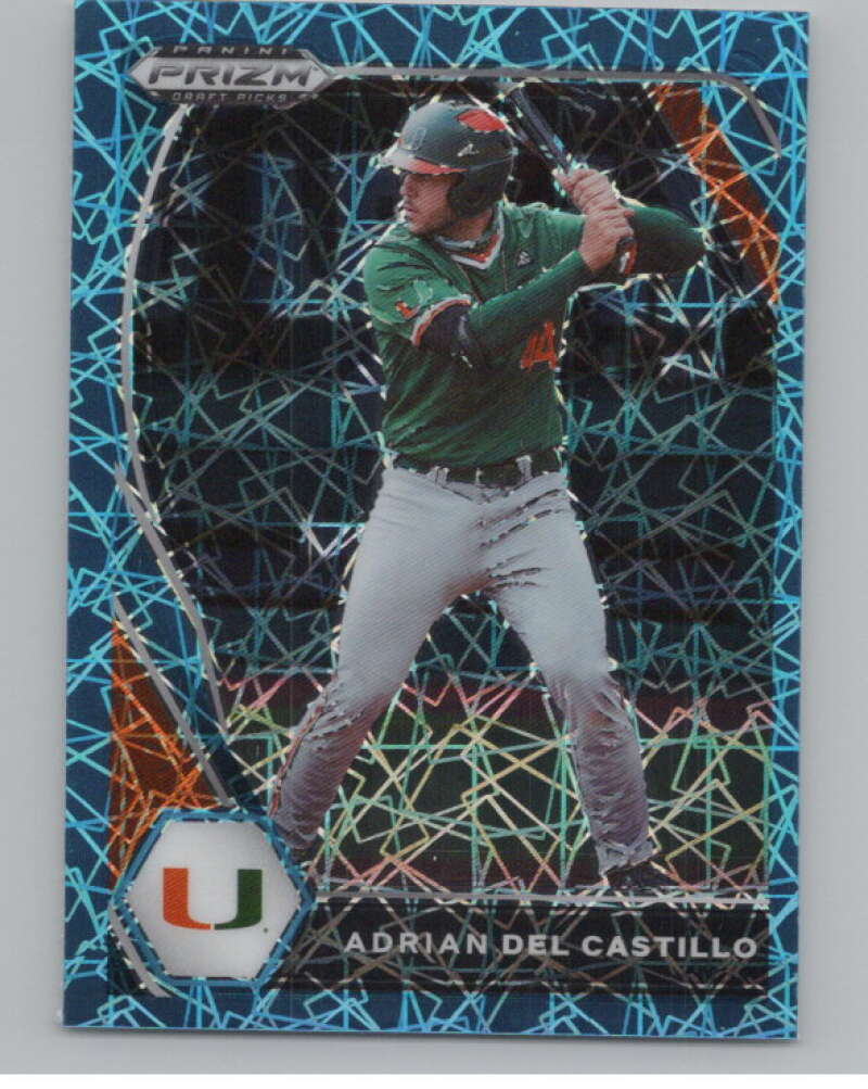 2021  Prizm Draft Picks Carolina Blue Velocity #67 Adrian Del Castillo  V98083 Image 1