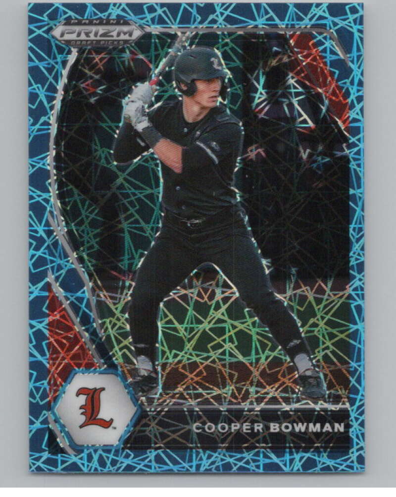 2021  Prizm Draft Picks Carolina Blue Velocity #122 Cooper Bowman  V98085 Image 1