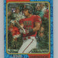 2023 Topps Heritage Chrome Refractor Blue Sparkle #210 Stone Garrett  V98095 Image 1