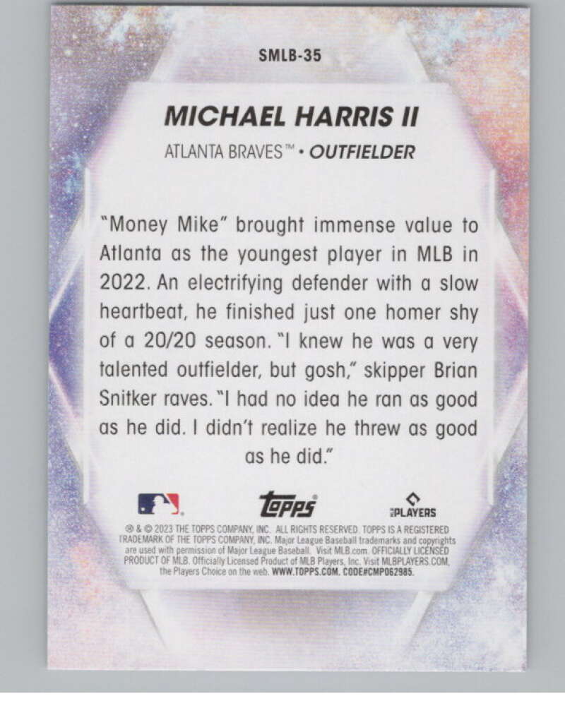 2023 Topps Stars of the MLB #SMLB-35 Michael Harris II  V98101 Image 2
