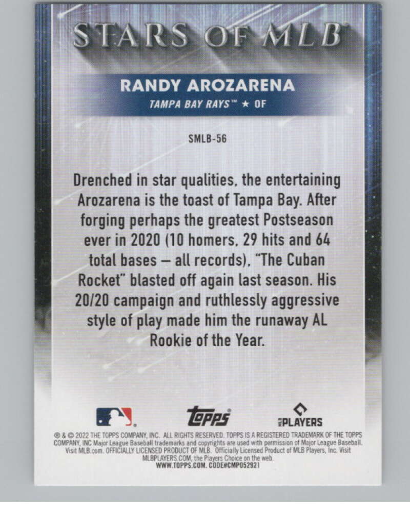 2022 Topps Stars of MLB #SMLB-57 Adolis Garcia  V98108 Image 2