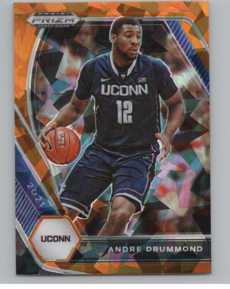 2021-22 Panini Prizm Draft Picks Prizms Orange Ice #92 Andre Drummond  V98133 Image 1