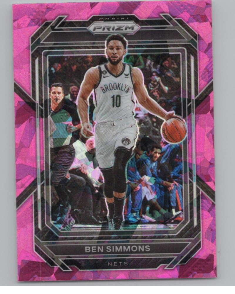 2022-23 Panini Prizm Prizms Pink Ice #13 Ben Simmons  V98136 Image 1