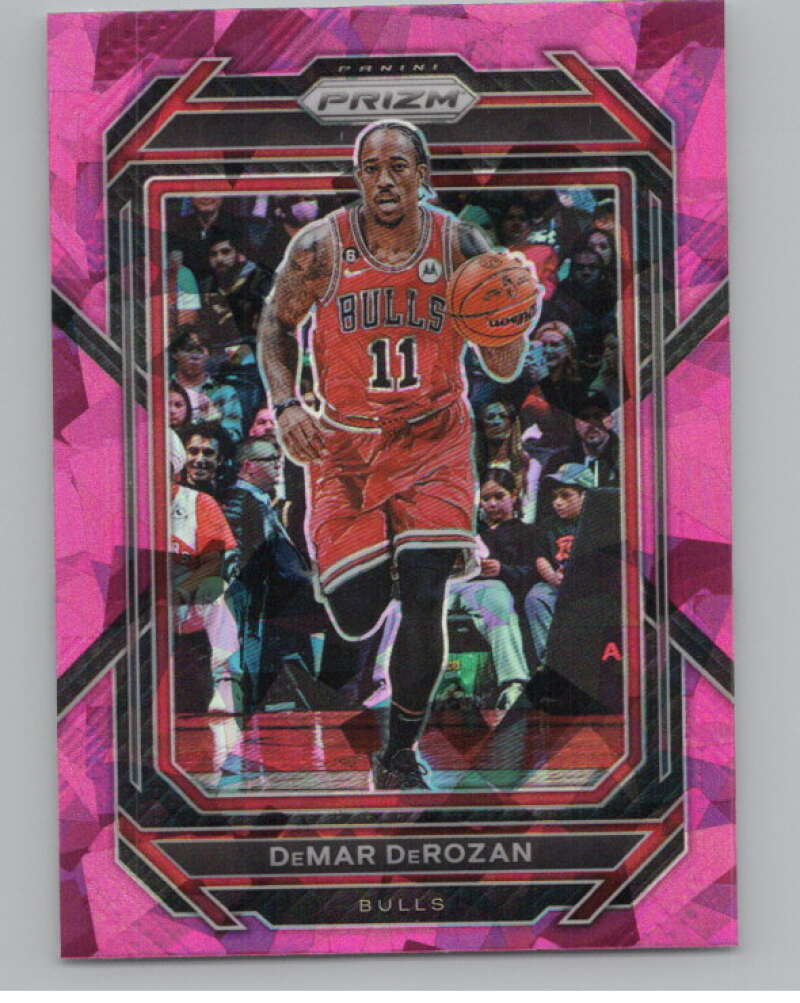 2022-23 Panini Prizm Prizms Pink Ice #72 DeMar DeRozan  V98142 Image 1