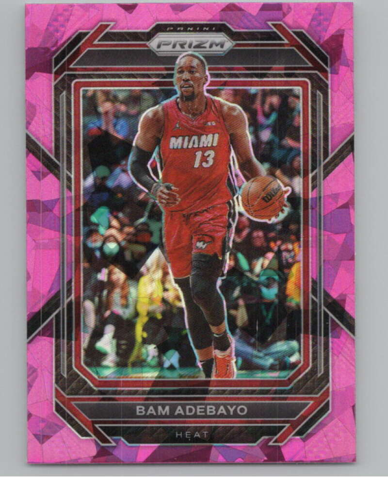 2022-23 Panini Prizm Prizms Pink Ice #155 Bam Adebayo  V98146 Image 1
