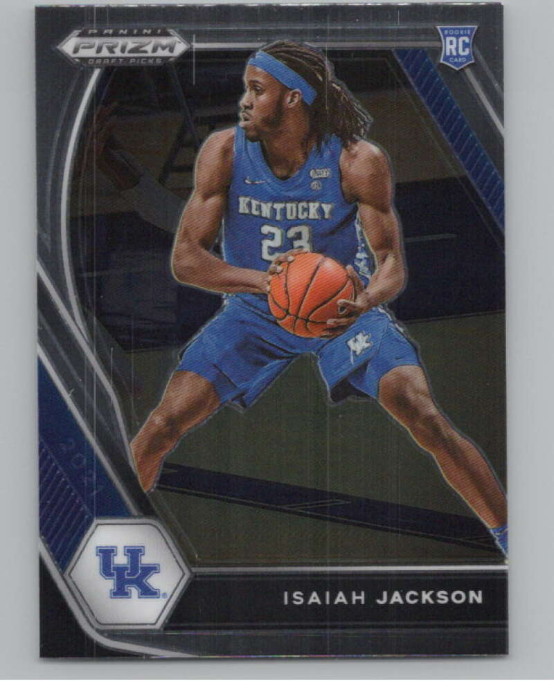 2021-22 Panini Prizm Draft Picks #16 Isaiah Jackson Rookie  V98157 Image 1