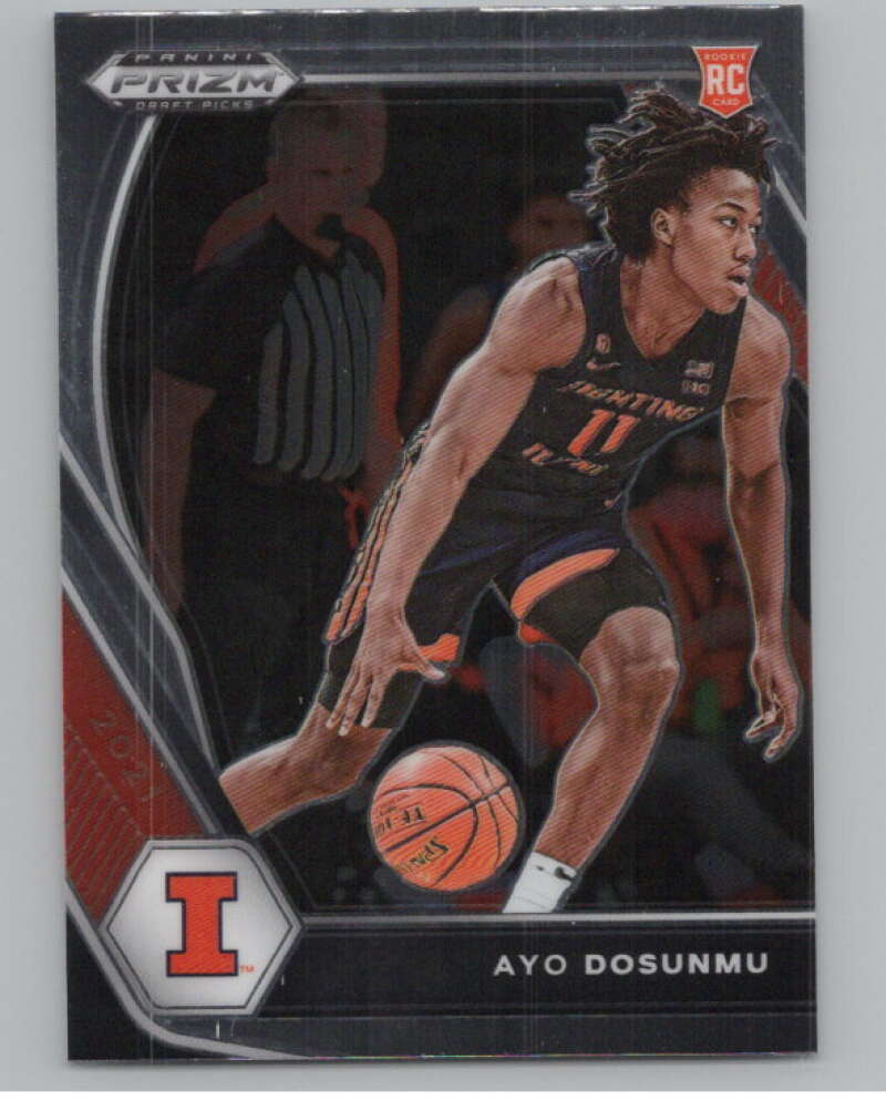 2021-22 Panini Prizm Draft Picks #20 Ayo Dosunmu Rookie  V98158 Image 1