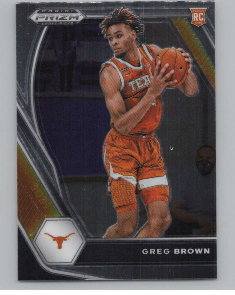 2021-22 Panini Prizm Draft Picks #27 Greg Brown III Rookie  V98162 Image 1