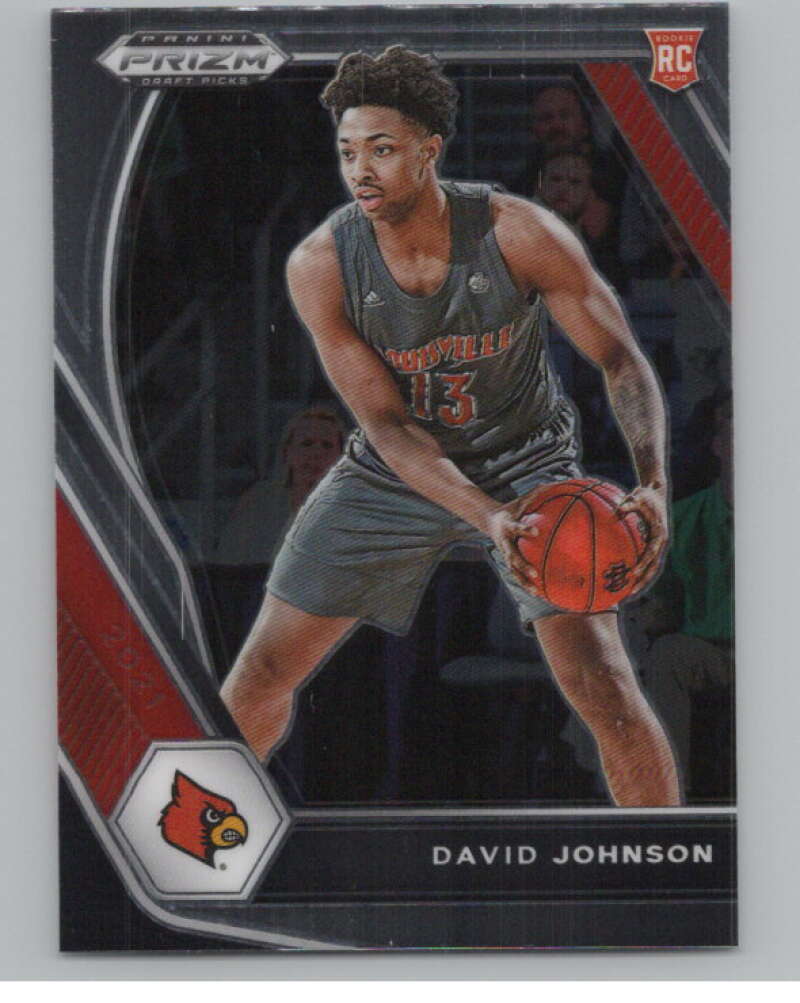 2021-22 Panini Prizm Draft Picks #38 David Johnson Rookie  V98165 Image 1