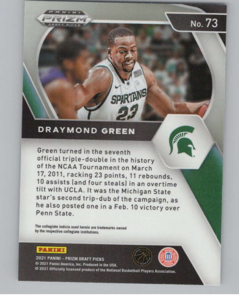 2021-22 Panini Prizm Draft Picks #73 Draymond Green  V98183 Image 2