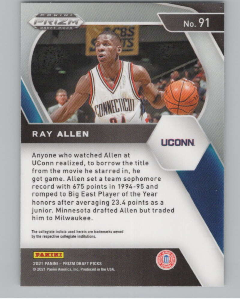 2021-22 Panini Prizm Draft Picks #91 Ray Allen  V98189 Image 2