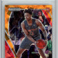 2021-22 Prizm Draft Picks Orange Ice #38 David Johnson Rookie Graded HCWG 9 Image 1