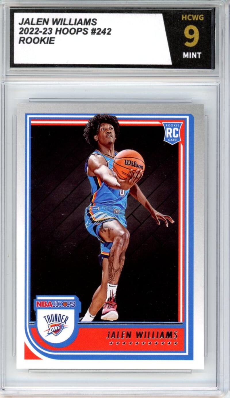 2022-23 Panini Hoops #242 Jalen Williams RC Rookie Mint HCWG 9 - 11287 Image 1