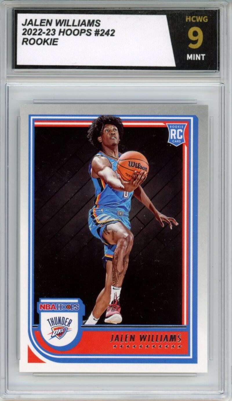 2022-23 Panini Hoops #242 Jalen Williams RC Rookie Mint HCWG 9 - 11286 Image 1