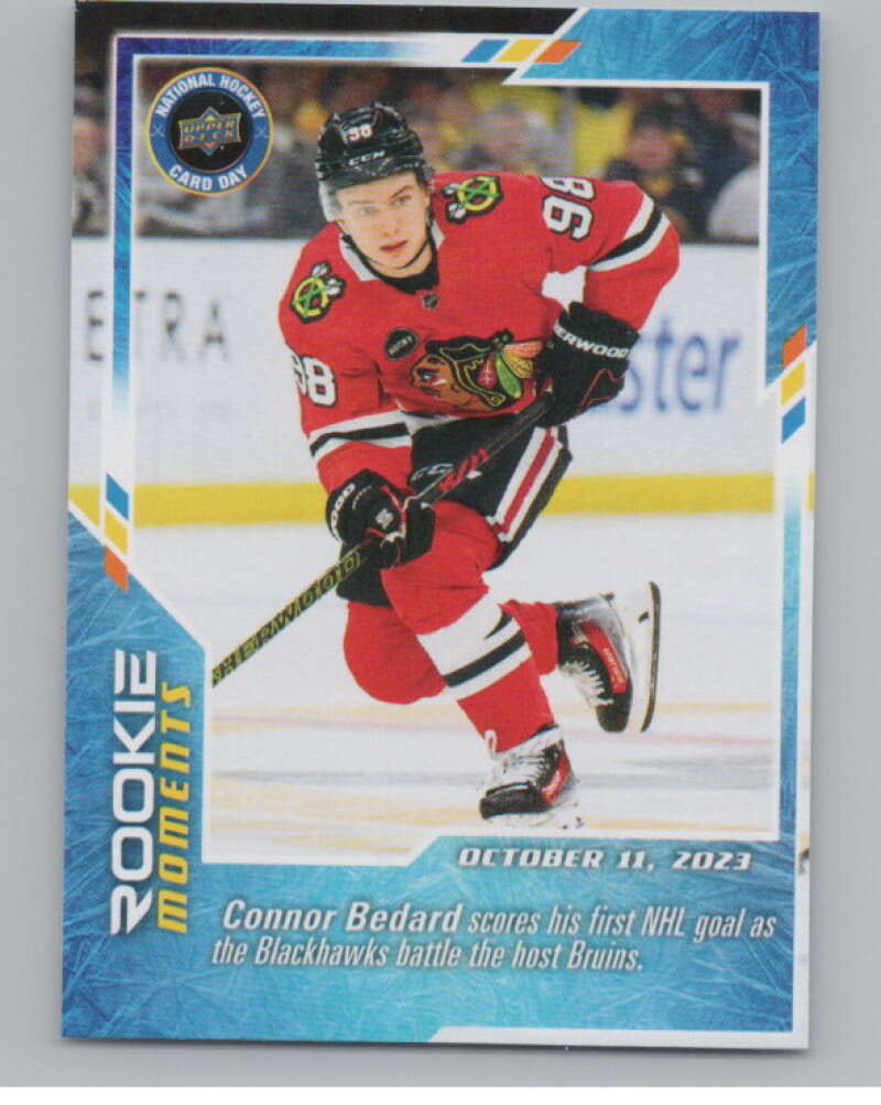 2024 UD National Hockey Card Day #NHCD-31 Connor Bedard Rookie  V98197 Image 1