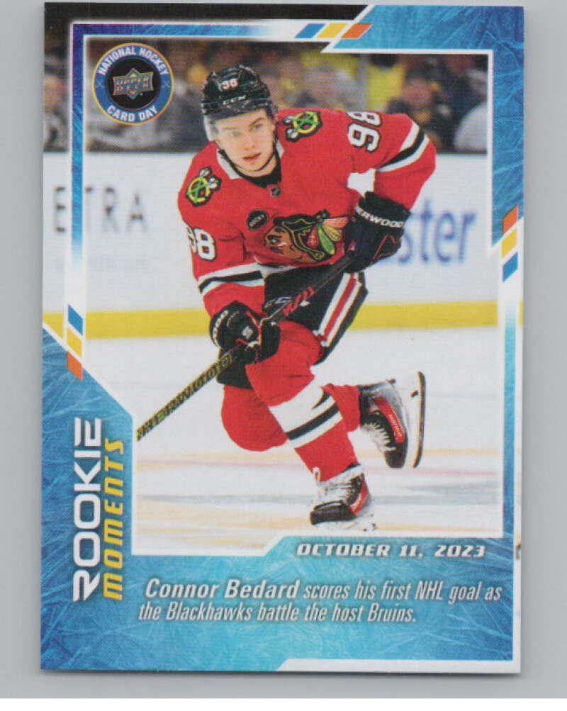 2024 UD National Hockey Card Day #NHCD-31 Connor Bedard Rookie  V98198 Image 1