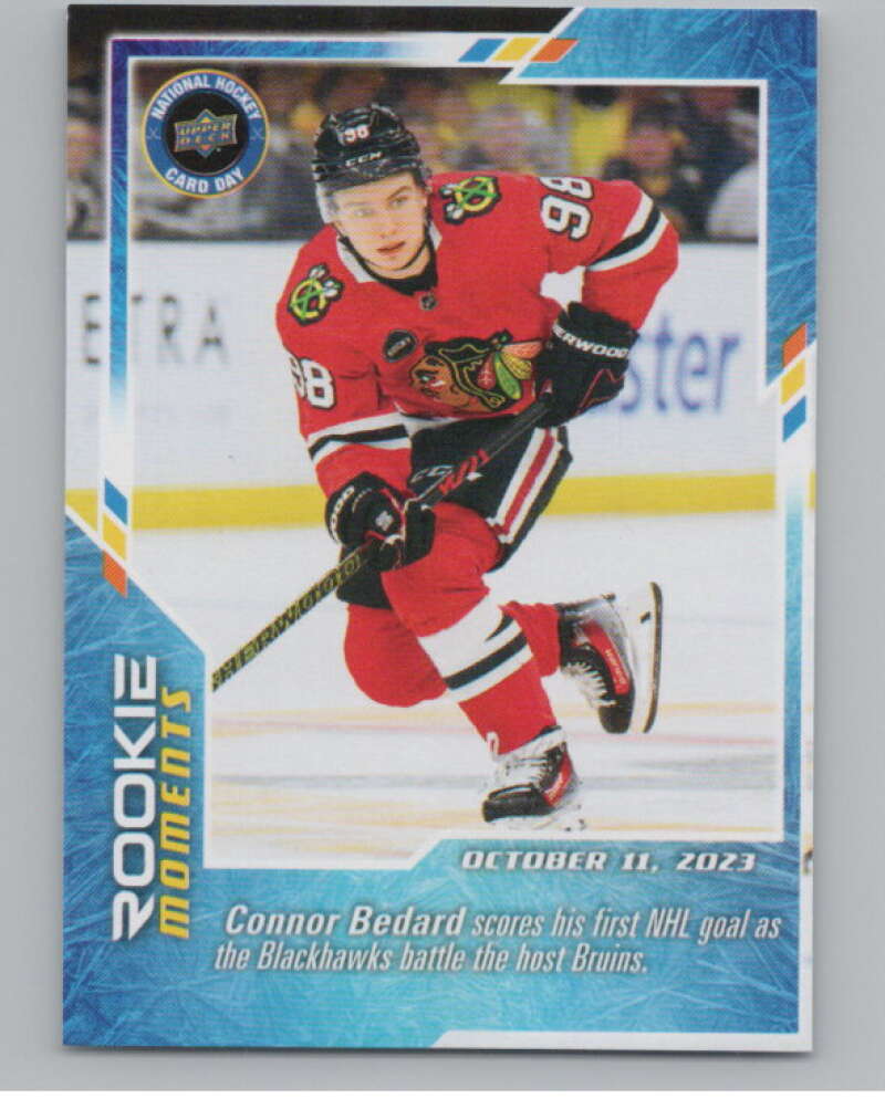 2024 UD National Hockey Card Day #NHCD-31 Connor Bedard Rookie  V98199 Image 1