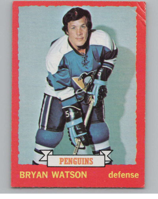1973-74 O-Pee-Chee #14 Bryan Watson  Pittsburgh Penguins  V98200 Image 1