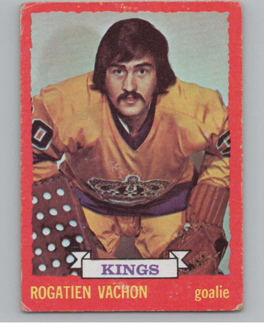 1973-74 O-Pee-Chee #64 Rogie Vachon  Los Angeles Kings  V98201 Image 1