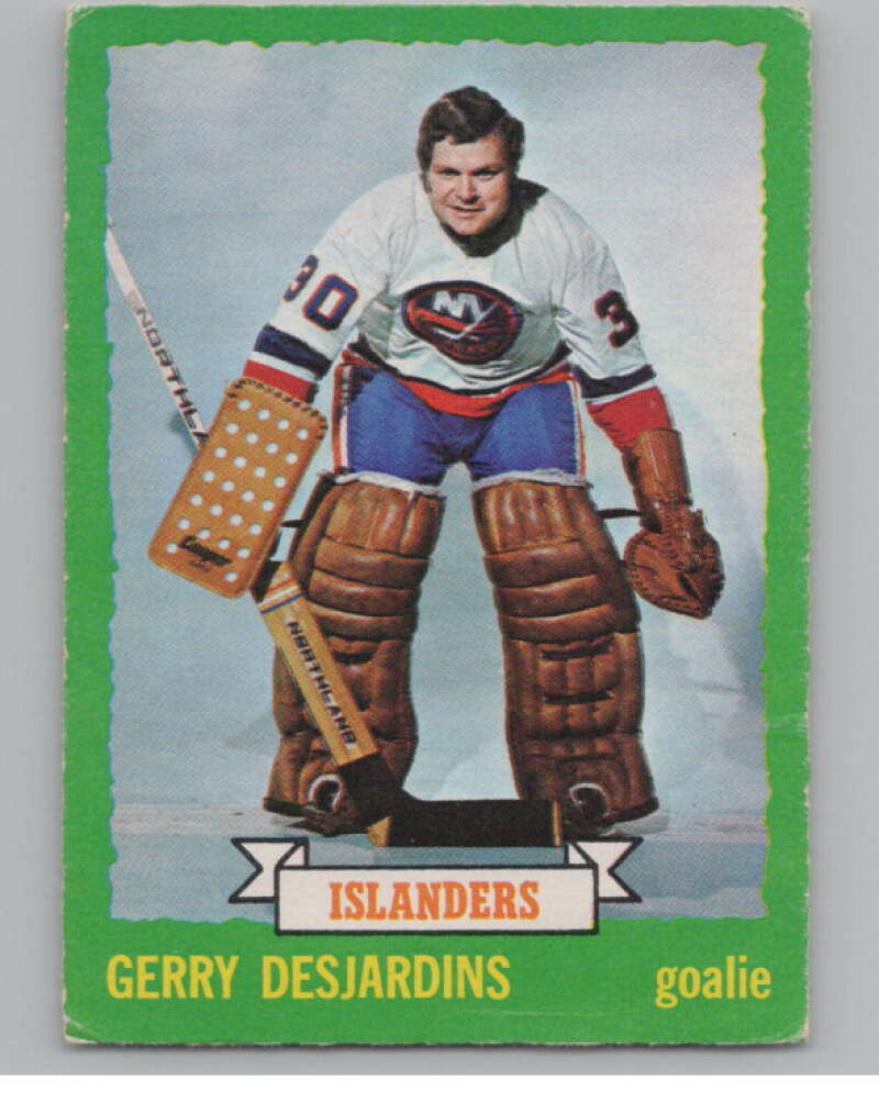 1973-74 O-Pee-Chee #178 Gerry Desjardins  New York Islanders  V98204 Image 1