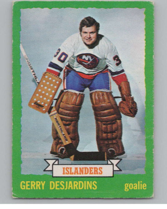 1973-74 O-Pee-Chee #178 Gerry Desjardins  New York Islanders  V98204 Image 1