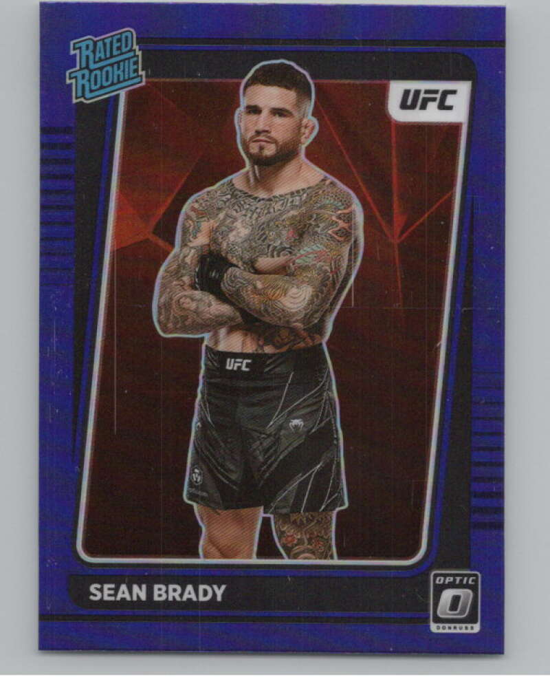 2022 Donruss Optic Purple #118 Sean Brady Rated Rookie  Welterweight  V98206 Image 1