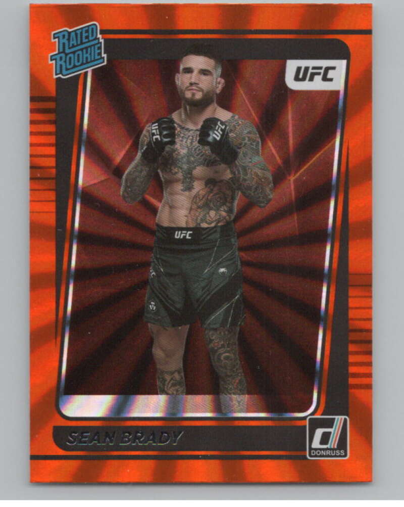 2022 Donruss Holo Orange Laser #214 Sean Brady Rated Rookies  V98209 Image 1