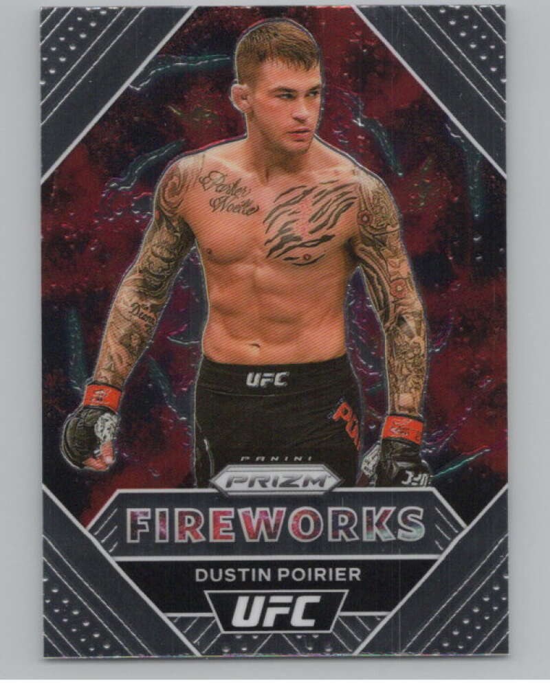 2021 Panini UFC Fireworks #19 Dustin Poirier  Lightweight  V98224 Image 1