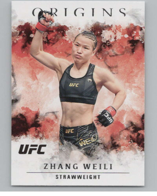 2021 Panini Chronicles Origins #35 Zhang Weili  Strawweight  V98228 Image 1
