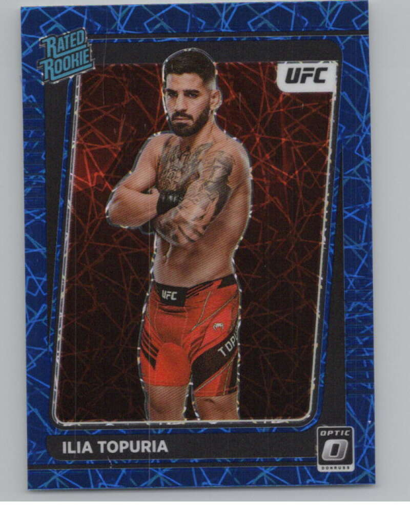 2022 Donruss Optic Blue Velocity #110 Ilia Topuria Rookie   V98236 Image 1