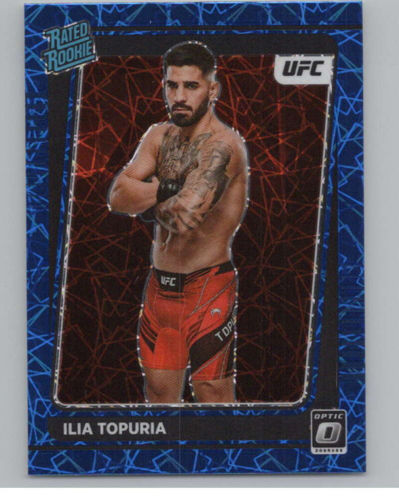 2022 Donruss Optic Blue Velocity #110 Ilia Topuria Rookie   V98237 Image 1