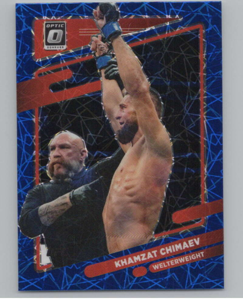 2022 Donruss Optic Blue Velocity #72 Khamzat Chimaev  V98241 Image 1