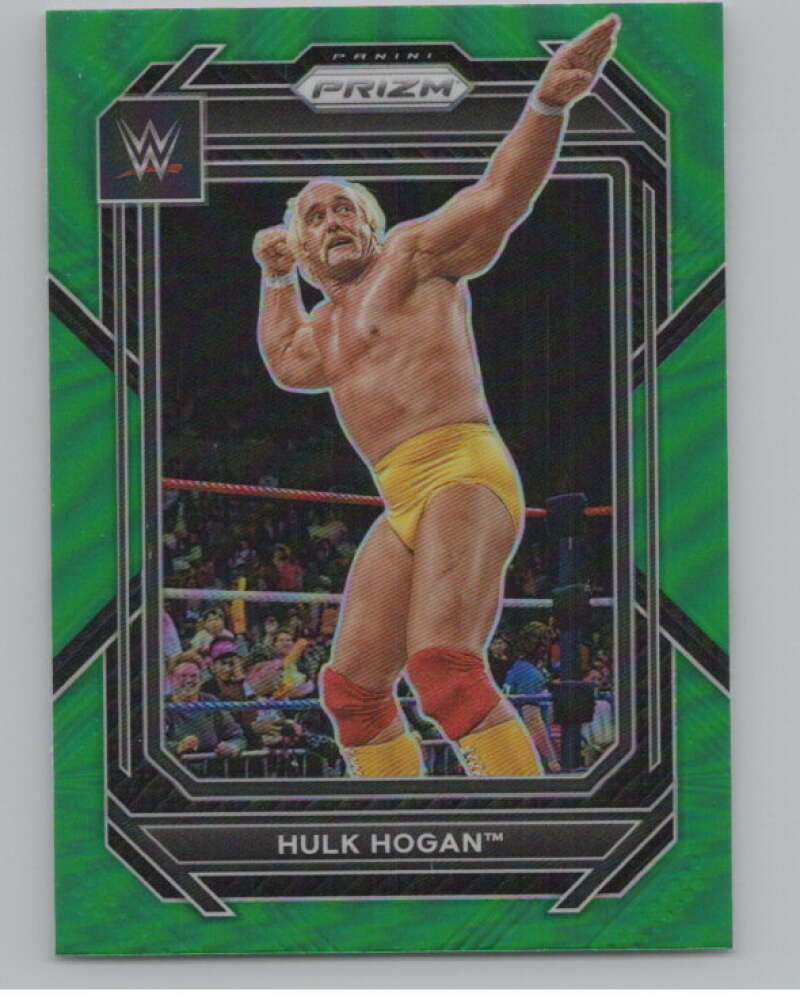 2022 Panini Prizm Prizms Green #195 Hulk Hogan WWE  V98249 Image 1