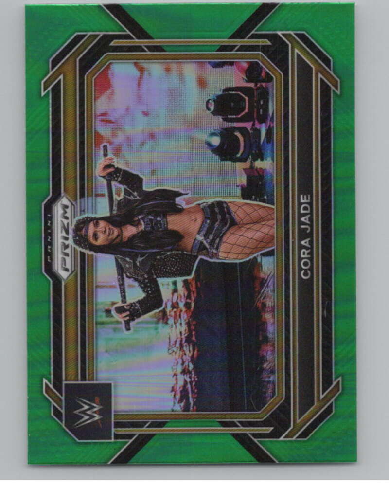 2023 Panini Prizm Horizontal Prizms Green #30 Cora Jade WWE  V98251 Image 1