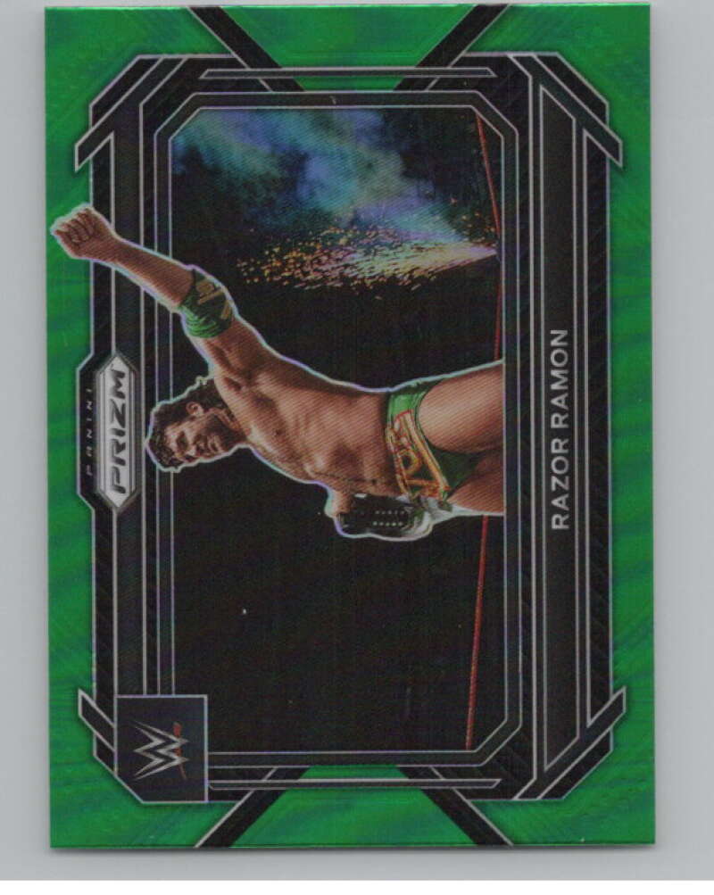 2023 Panini Prizm Horizontal Prizms Green #67 Razor Ramon WWE  V98252 Image 1
