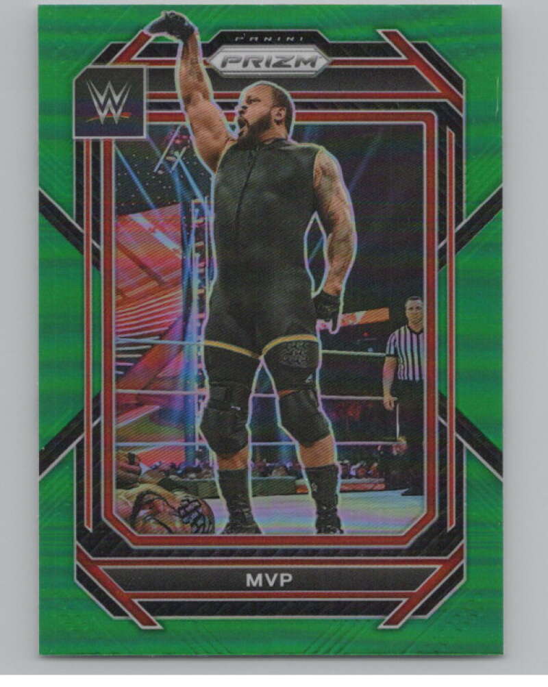 2023 Panini Prizm Vertical Prizms Green #150 MVP WWE  V98254 Image 1