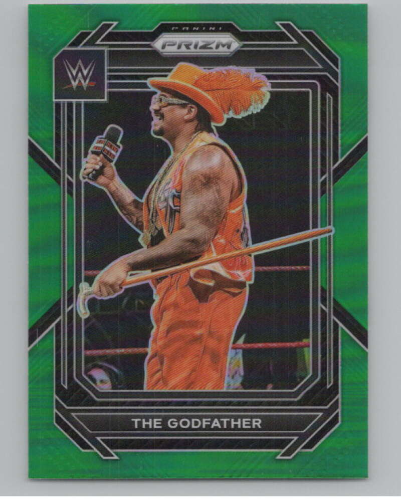 2023 Panini Prizm Vertical Prizms Green #165 The Godfather WWE  V98255 Image 1